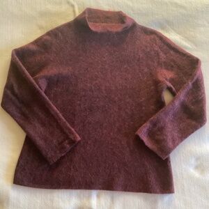 Eileen Fisher Oversized Wool Blend Sweater Size M